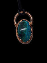 Load image into Gallery viewer, Chrysocola and Malachite Pendant