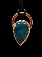 Load image into Gallery viewer, Chrysocola and Malachite Pendant