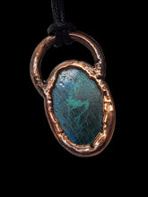 Load image into Gallery viewer, Chrysocola and Malachite Pendant