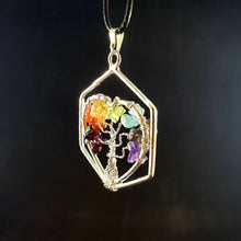 Load image into Gallery viewer, Tree of Life Chakra pendant